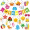 Summer Party Decorations - 61 Pcs Beach Pool Party Decorations Hello Summer Banner Pool Beach Hanging Streams Decor for Home Office School Classroom